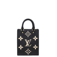 Louis Vuitton Petit Sac Plat Monogram Empreinte Giant Bicolour