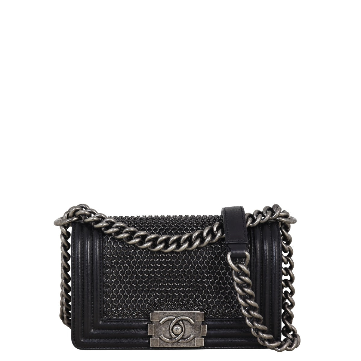 Chanel Boy Small Paris-Edinburgh Chainmail