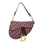 Dior Saddle Bag Oblique with Embroidered Strap