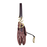 Dior Saddle Bag Oblique with Embroidered Strap