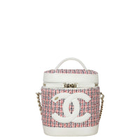 Chanel CC Tweed Vanity Case
