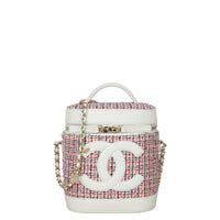 Chanel CC Tweed Vanity Case