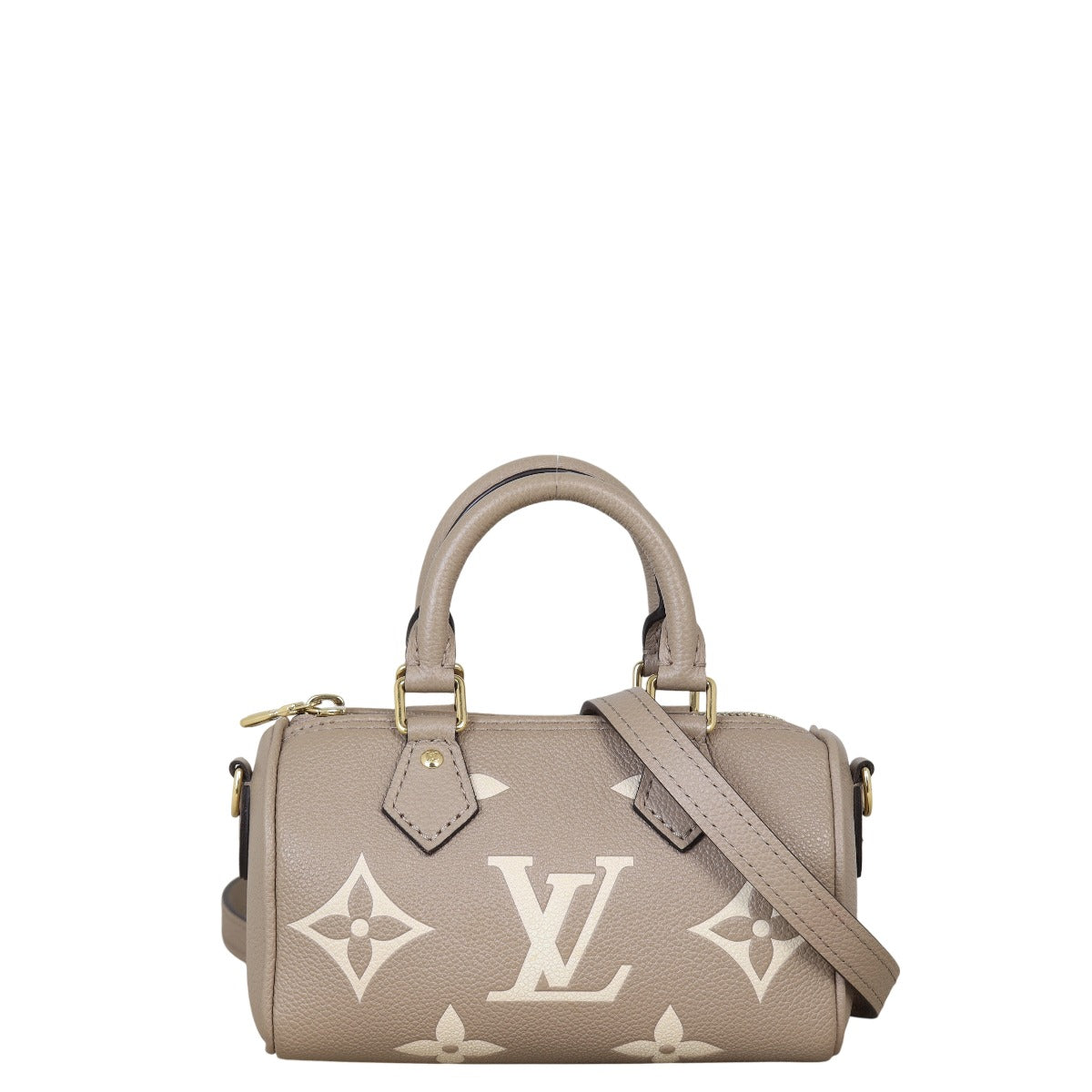 Louis Vuitton Nano Speedy Monogram Empreinte Giant Bicolour