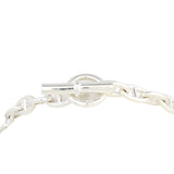 Hermes Chaine D'Ancre Sterling Silver Necklace Large
