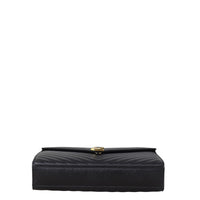 Saint Laurent Matelasse Envelope Large Bag