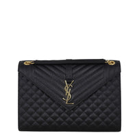 Saint Laurent Monogram Mix Matelasse Envelope Chain Bag Large