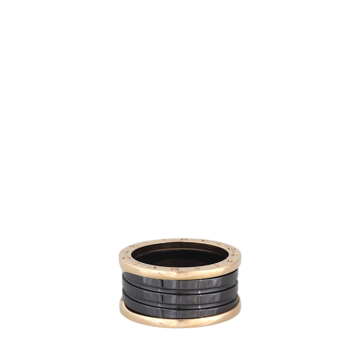 Bvlgari B.Zero1 18k Rose Gold Four Band Ring