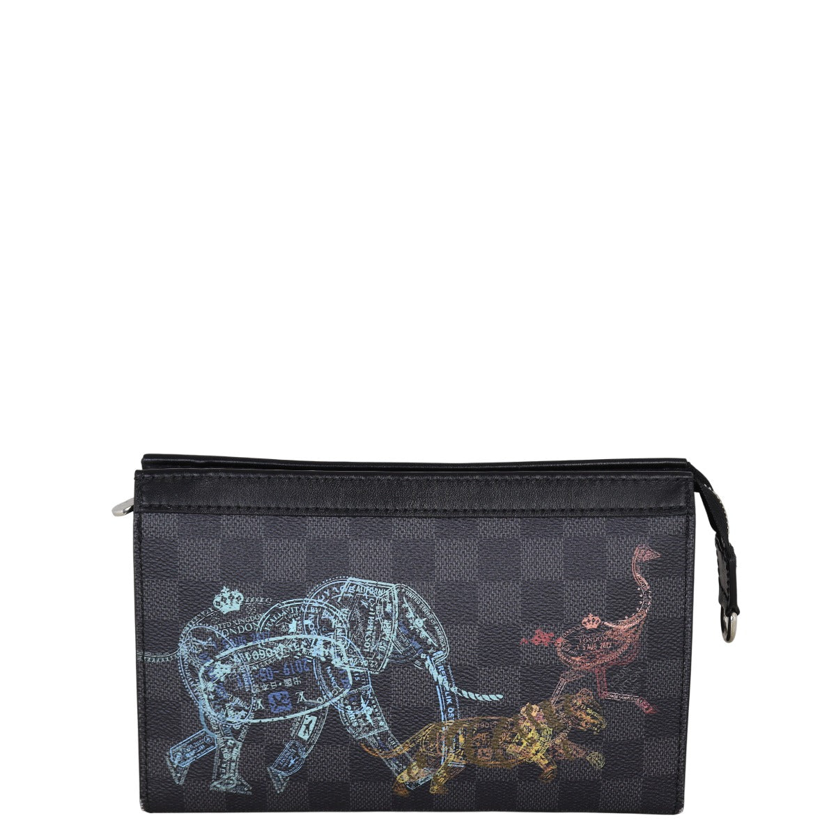 Louis Vuitton Gaston Wearable Wallet Damier Graphite Wild Animals