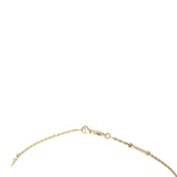 Van Cleef & Arpels Vintage Alhambra Diamond 18k Yellow Gold Pendant Necklace