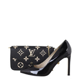 Louis Vuitton Pochette Felicie Monogram Empreinte Giant Bicolour
