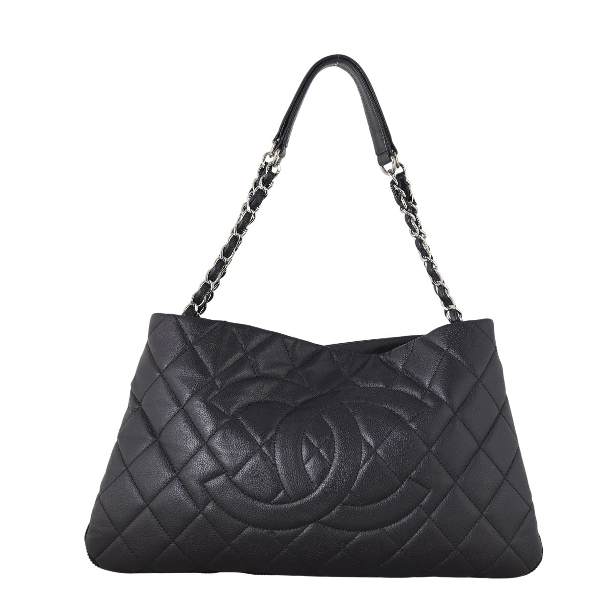 Chanel CC Zip Expandable Shoulder Bag