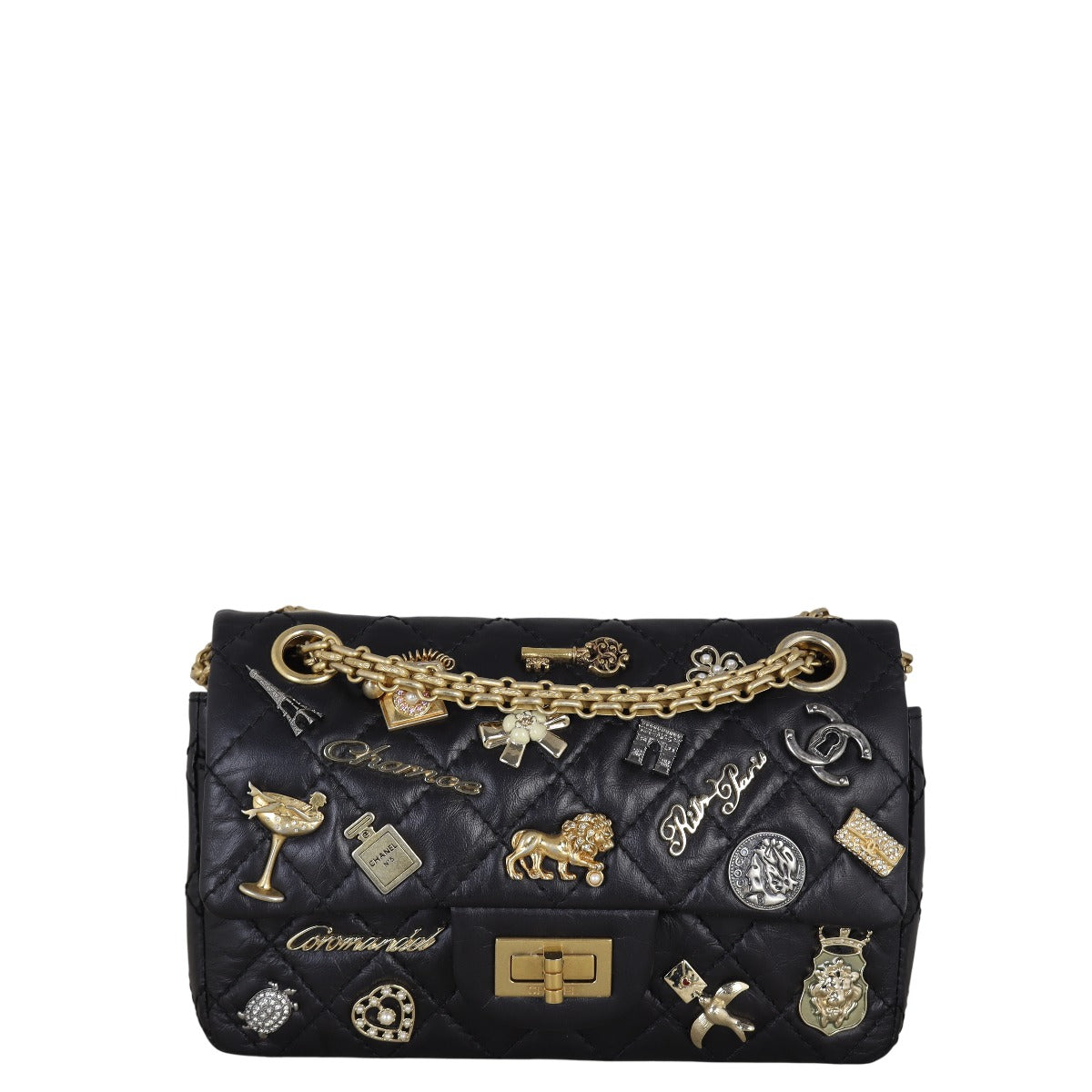 Chanel 2.55 Reissue 224 Single Flap Bag Lucky Charms – Luxe.It.Fwd