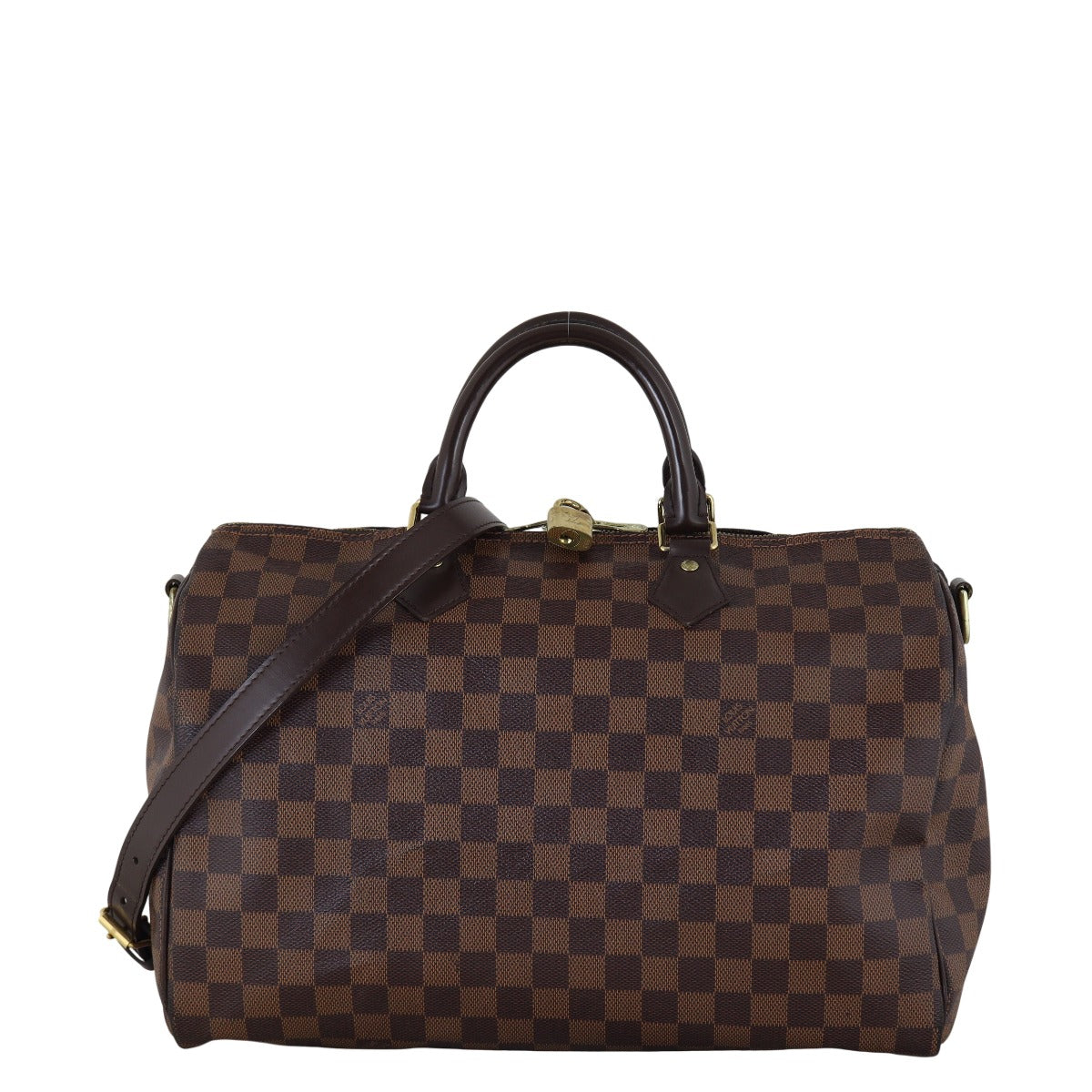 Louis Vuitton Speedy 35 Bandouliere Damier Ebene