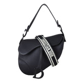 Dior Saddle Bag with Embroidered Strap Ultramatte