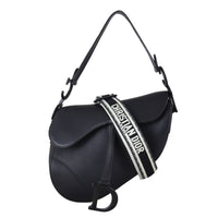 Dior Saddle Bag with Embroidered Strap Ultramatte