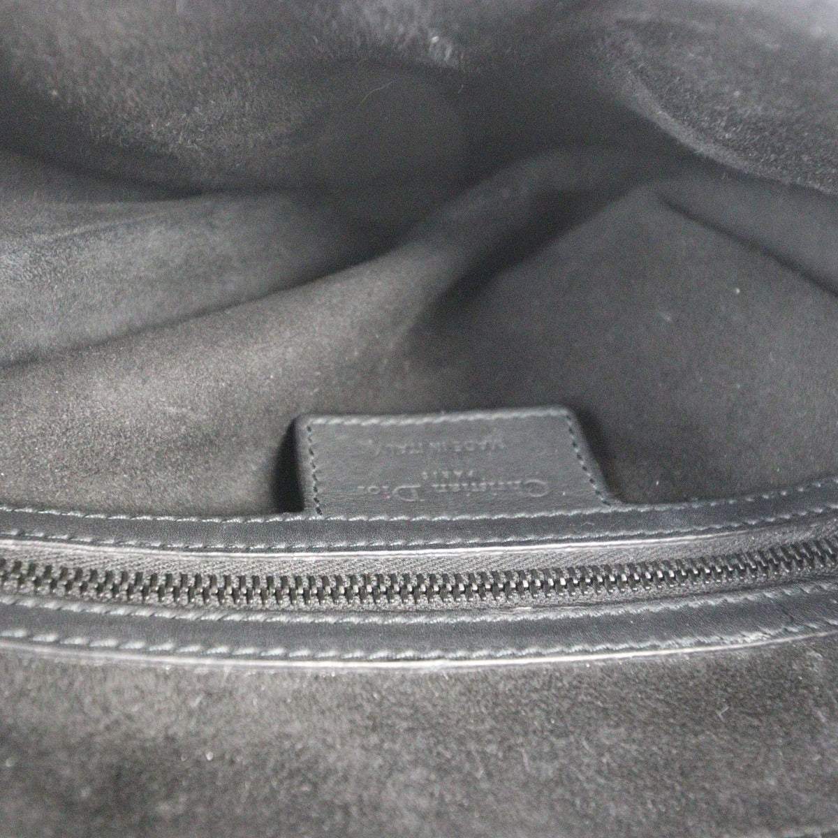 Dior Saddle Bag with Embroidered Strap Ultramatte