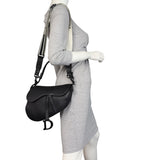 Dior Saddle Bag with Embroidered Strap Ultramatte