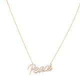 Tiffany & Co Paloma Picasso Peace Diamond 18k Rose Gold Pendant Necklace