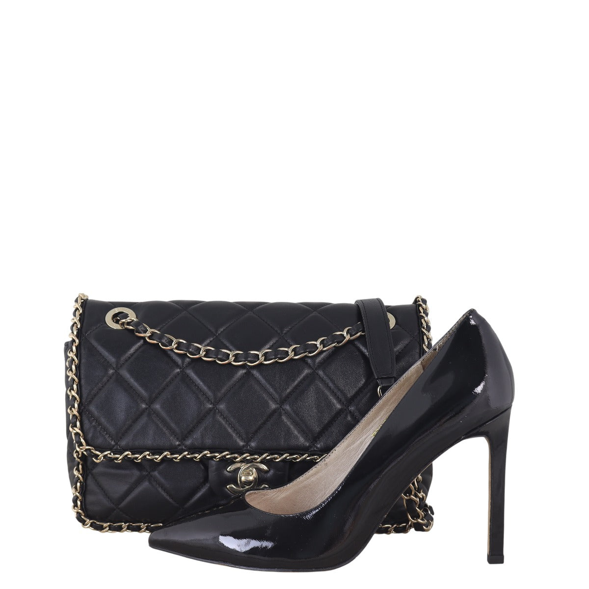 Chanel Running Chain Flap Bag