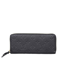 Louis Vuitton Clemence Wallet Monogram Empreinte Front
