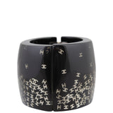 Chanel Resin Falling CC Cuff Left Side
