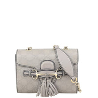 Gucci Emily Guccissima Mini Chain Shoulder Bag Front
