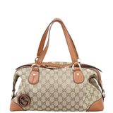 Gucci GG Canvas Brick Lane Convertible Boston Front
