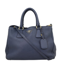 Prada Vitello Diano Two Way Shopping Tote Front
