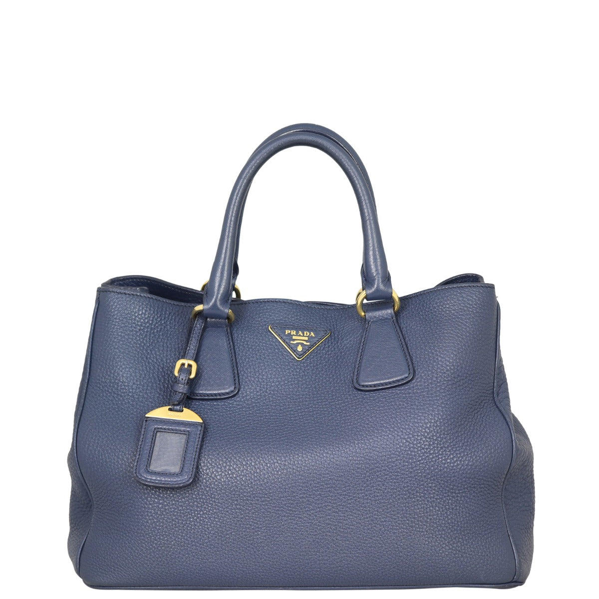 Prada Vitello Daino Two Way Tote Front
