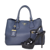 Prada Vitello Daino Two Way Tote Shoe

