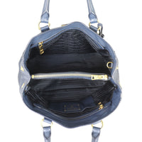 Prada Vitello Daino Two Way Tote Whole interior

