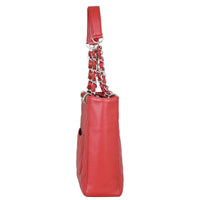 Chanel Petite Shopping Tote Side
