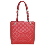 Chanel Petite Shopping Tote Front

