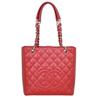 Chanel Petite Shopping Tote Front
