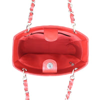 Chanel Petite Shopping Tote Whole interior
