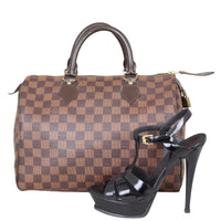 Louis Vuitton Speedy 30 Damier Ebene Shoe
