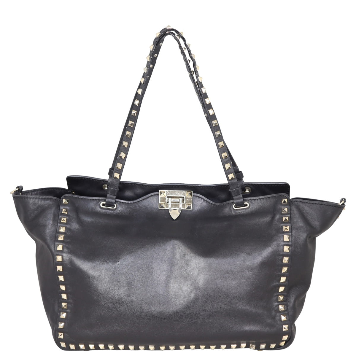 Valentino Rockstud Tote Medium Front
