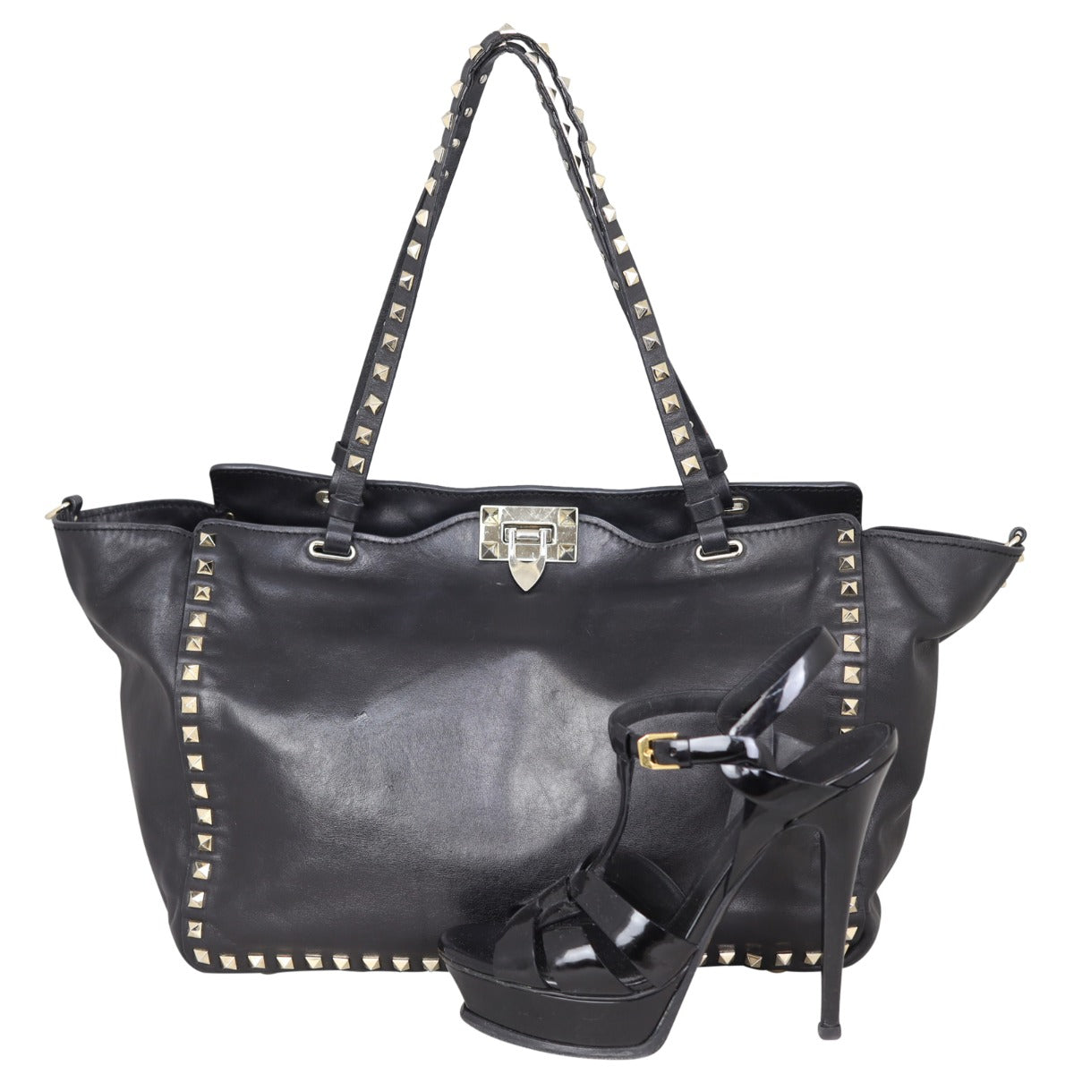 Valentino Rockstud Tote Medium Shoe

