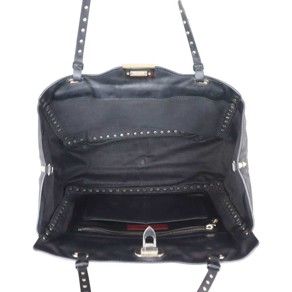 Valentino Rockstud Tote Medium Whole interior
