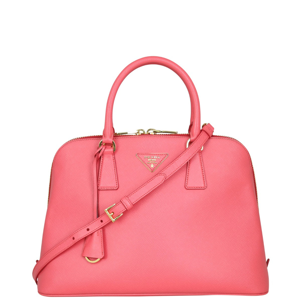 Prada Saffiano Lux Promenade Medium Front