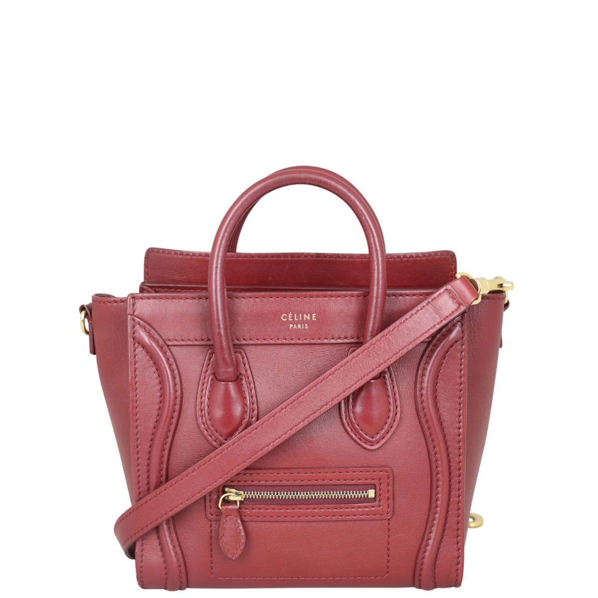 Celine Nano Luggage Tote Front
