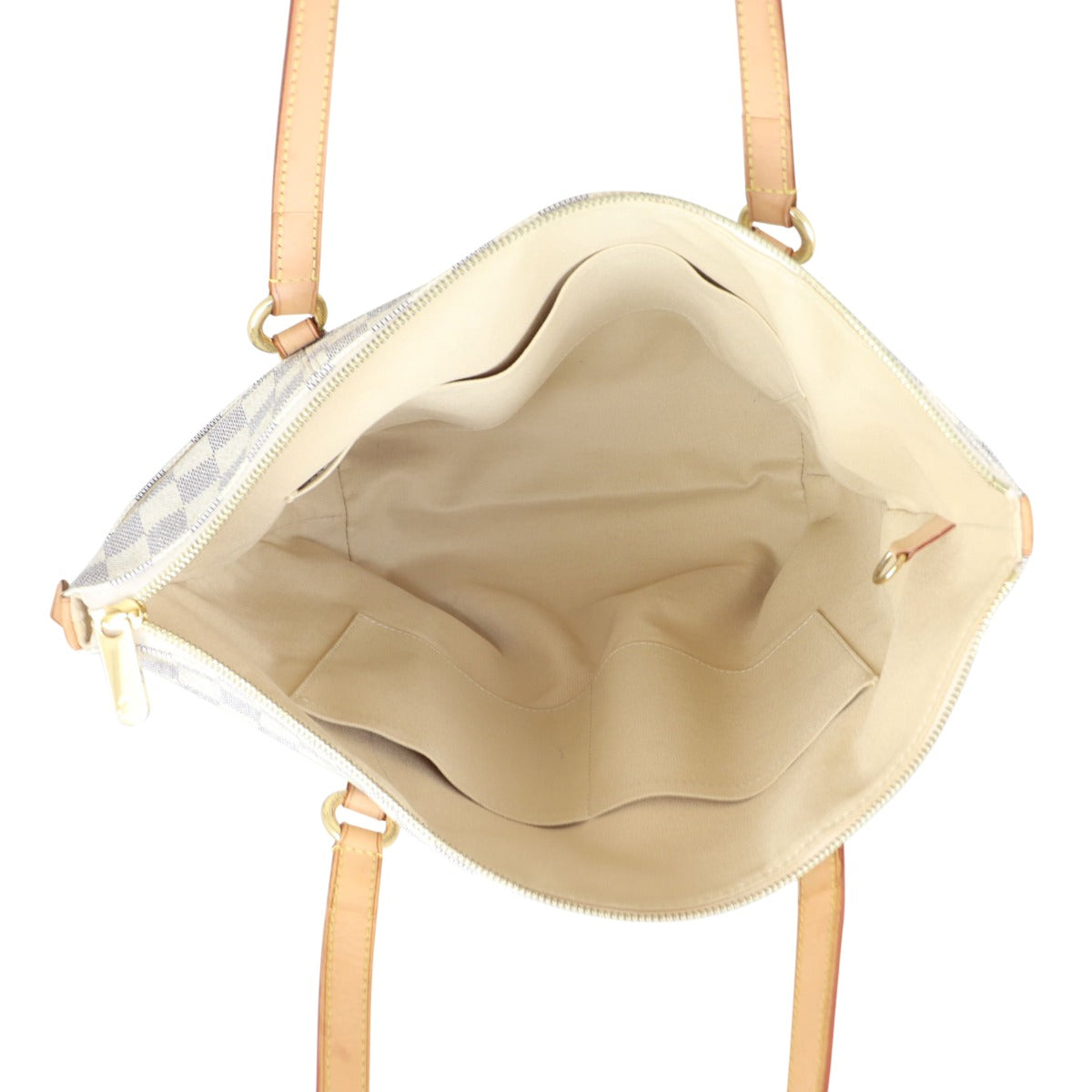 Louis Vuitton Totally MM Damier Azur Whole interior
