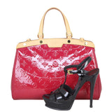 Louis Vuitton Brea MM Monogram Vernis Shoe
