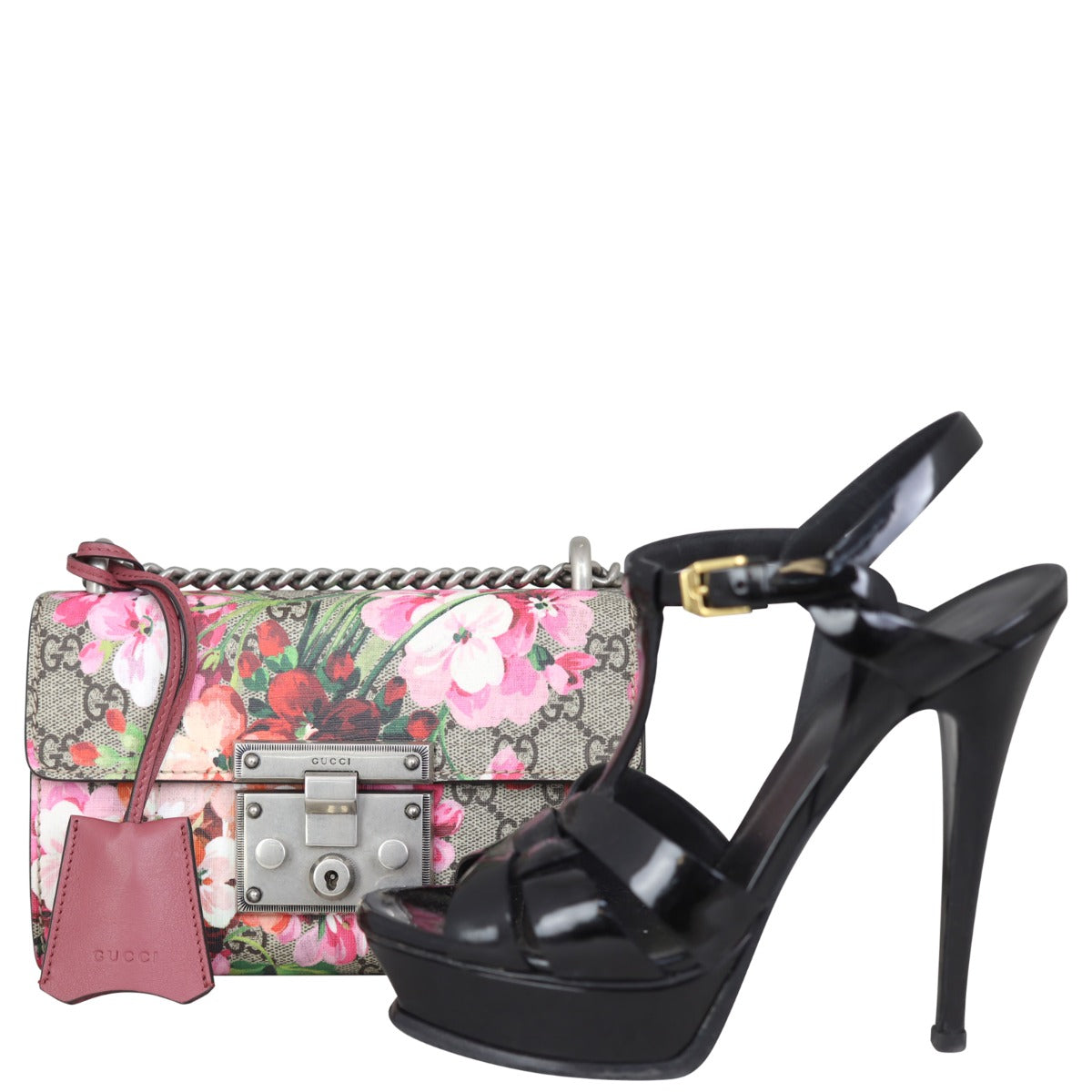 Gucci GG Supreme Blooms Padlock Small Shoulder Bag – Luxe.It.Fwd