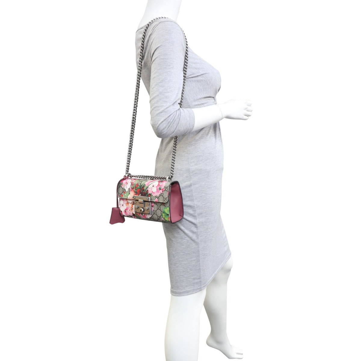 Gucci GG Supreme Blooms Padlock Small Shoulder Bag – Luxe.It.Fwd
