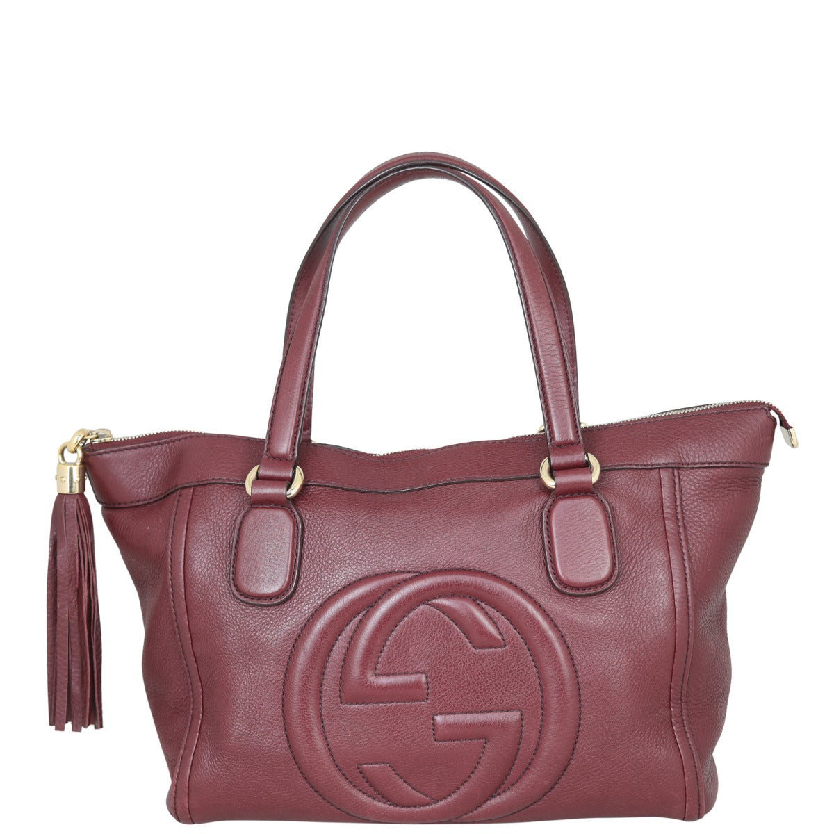 Gucci Soho Small Zip Tote Front
