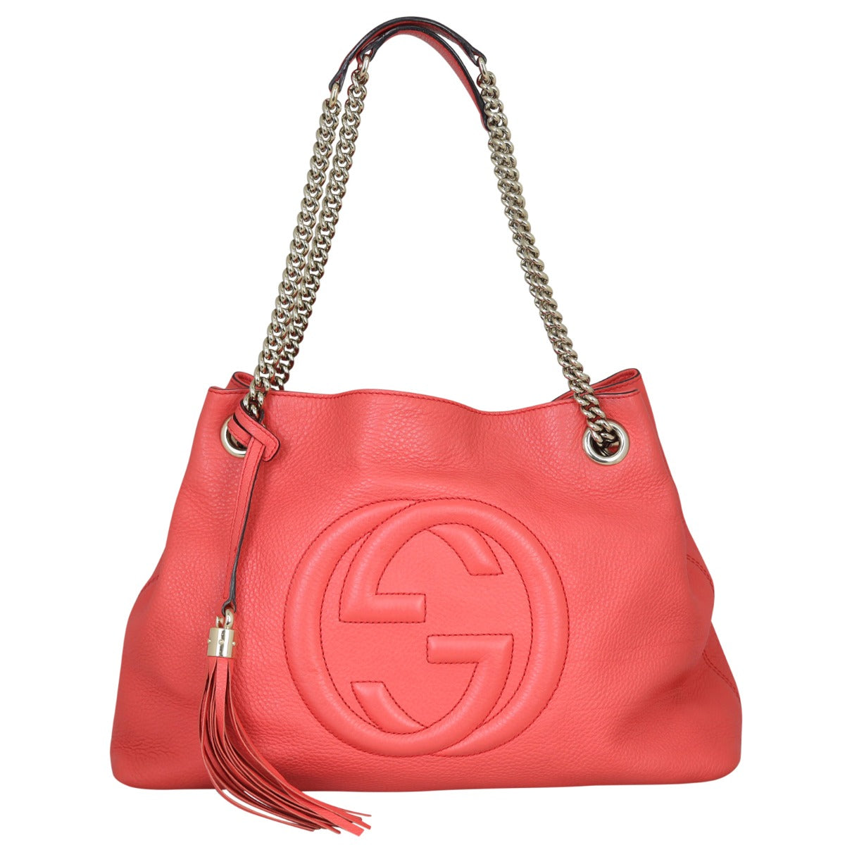 Gucci Soho Chain Shoulder Bag Medium Front
