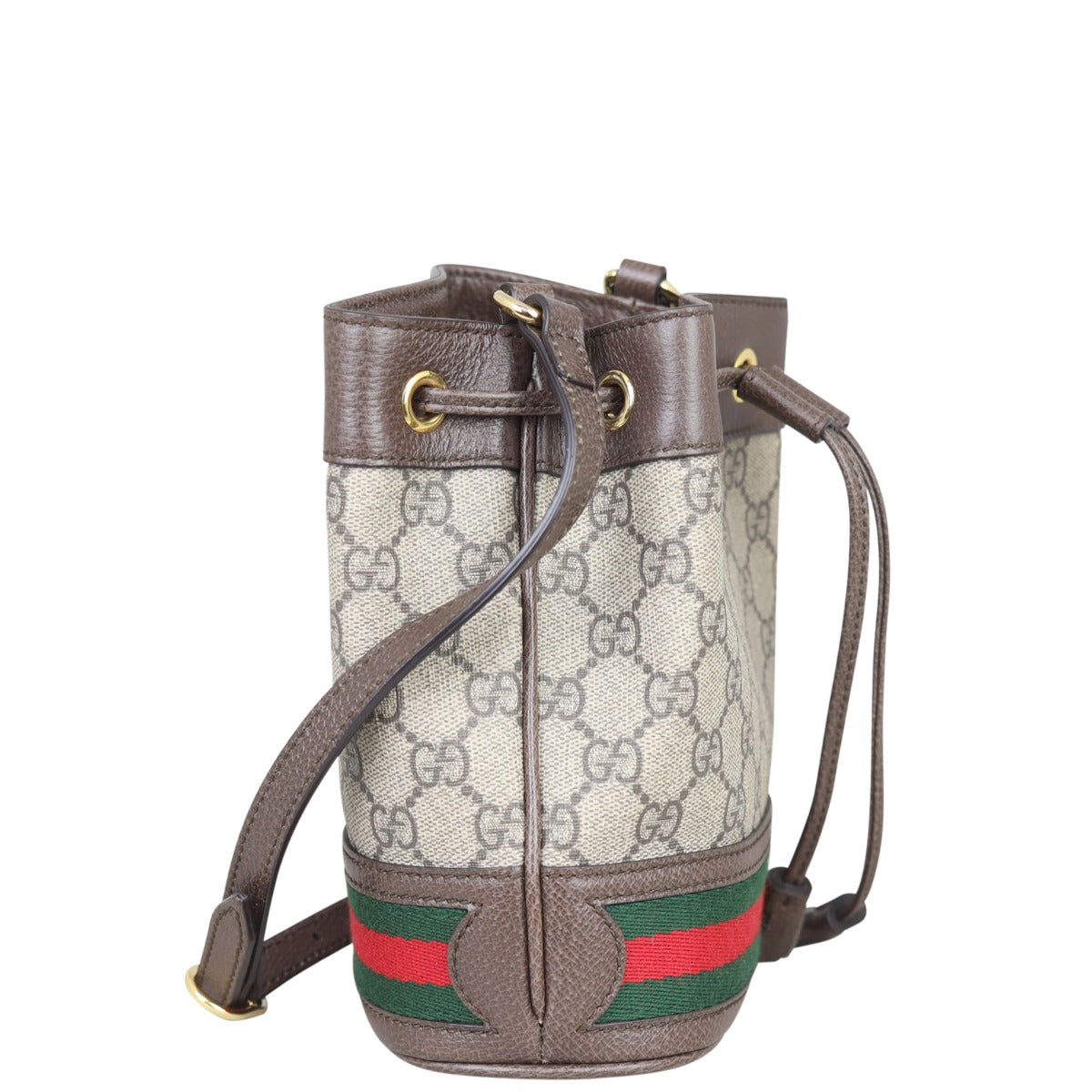 Gucci GG Supreme Ophidia Mini Bucket Bag Side
