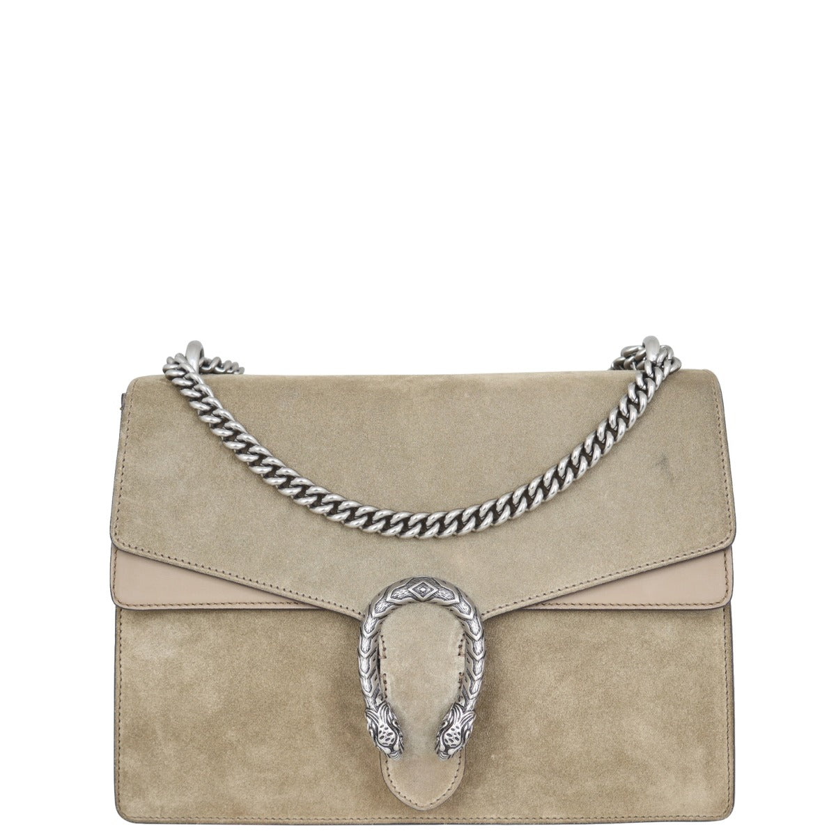 Gucci Dionysus Medium Suede Shoulder Bag Front
