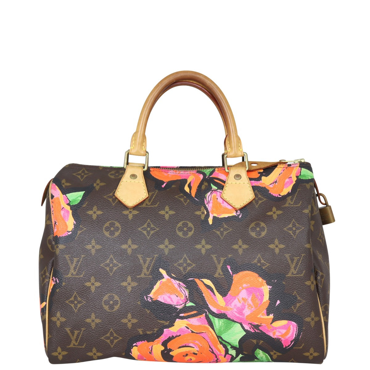 Louis Vuitton Speedy 30 Monogram Roses Limited Edition Front
